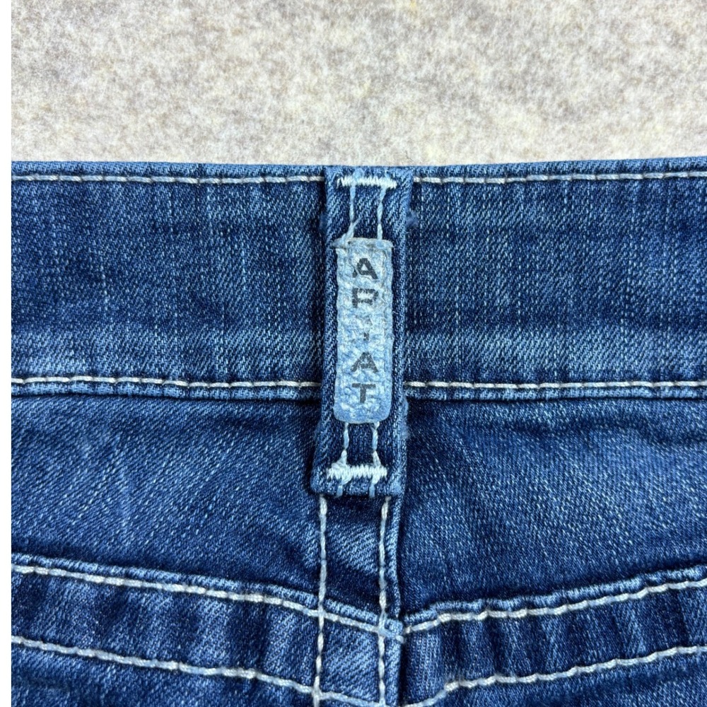 Ariat REAL Denim Womens 28R Mid Rise Bootcut Jeans Medium Wash Western Paisley - Picture 9 of 9